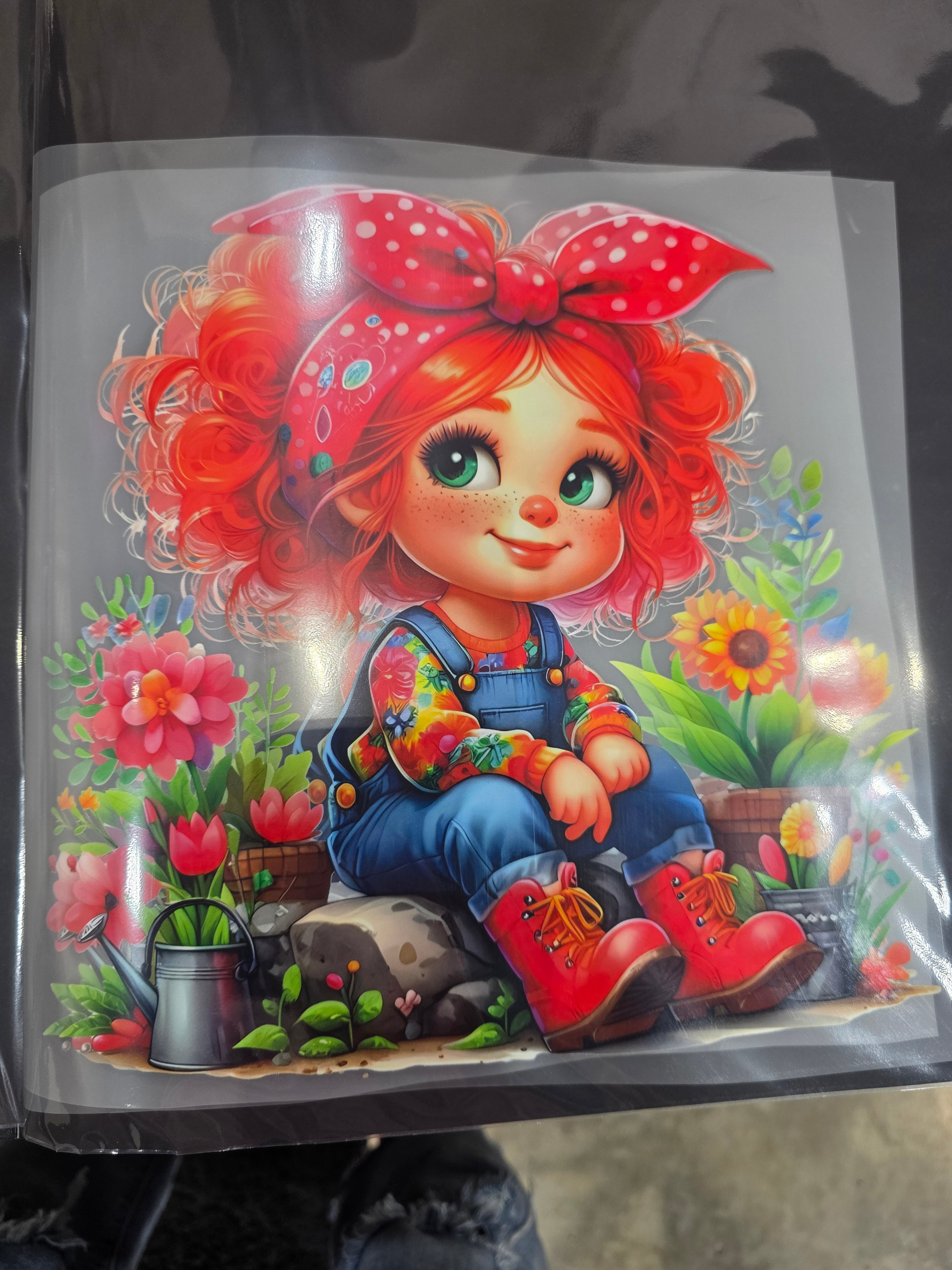 Red head flowers