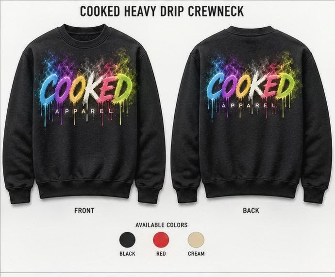 Cooked Heavy Drip crewneck