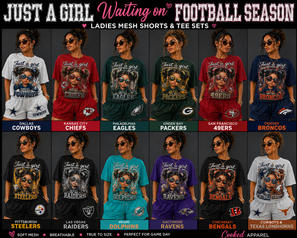 Womens NFL short set