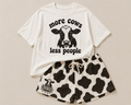 More Cows, Less People™ Cow Print Short Set
