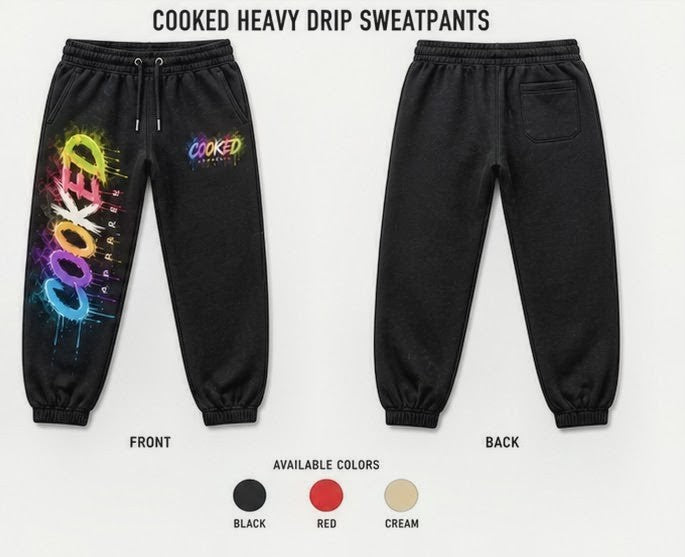 Cooked Heavy Drip Sweatpants
