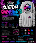 Custom sweatshirts