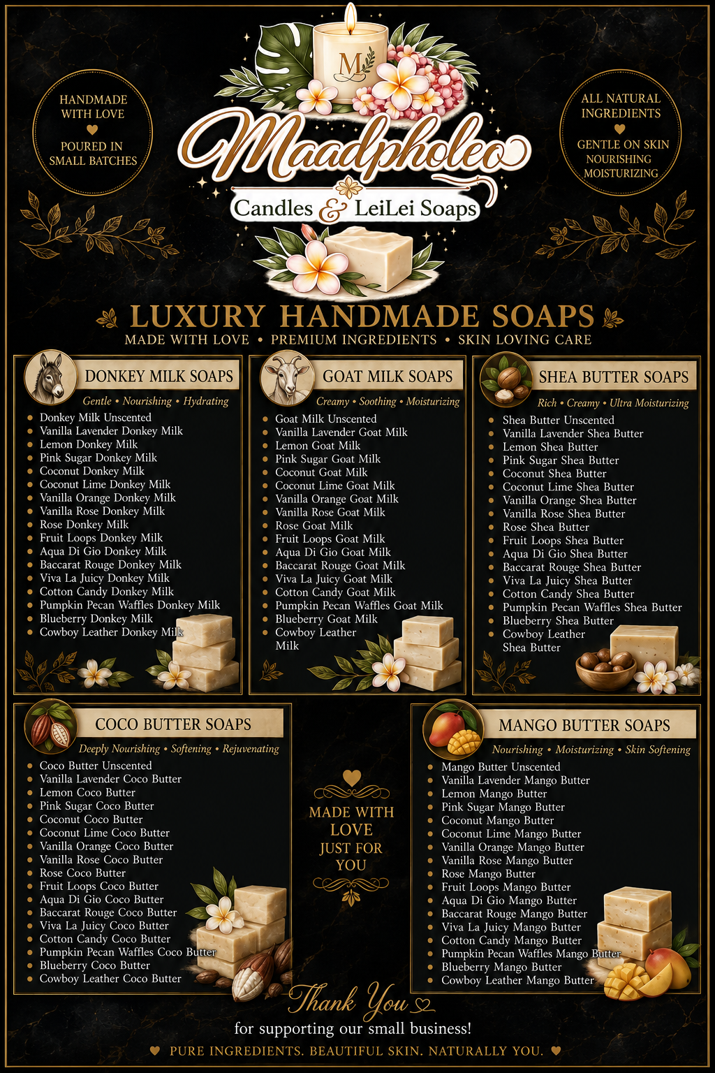 Goats Milk Soap Bars