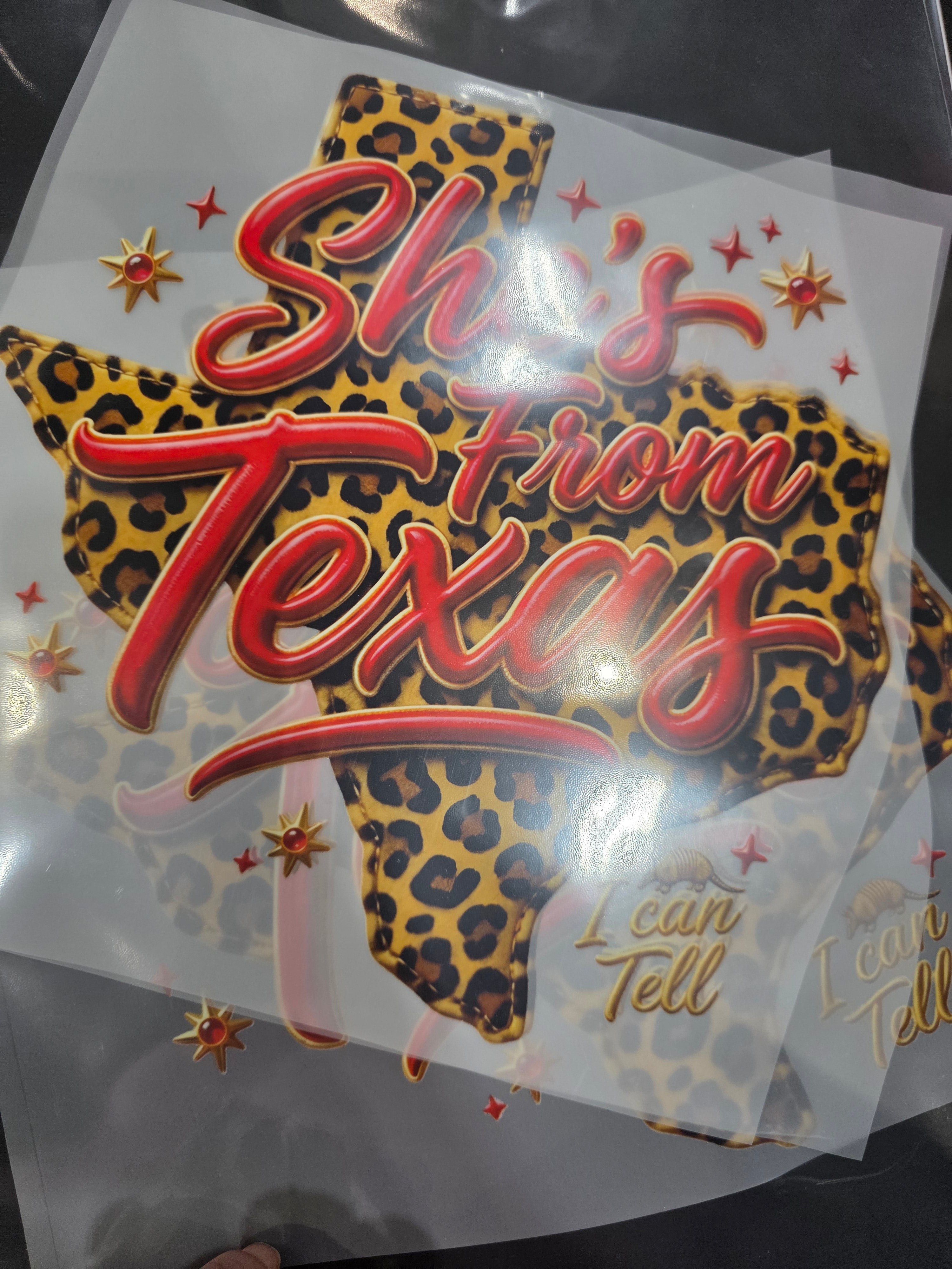 She's from Texas leopard